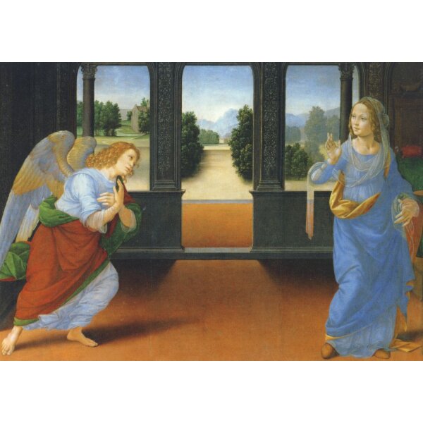 Credi, Lorenzo. Verkündung, um 1480