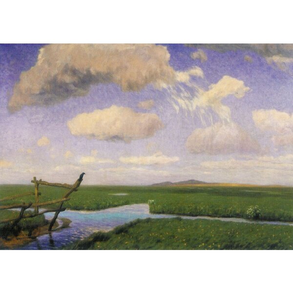 Fritz Overbeck. Sommertag in der Hamme-Niederung, 1900