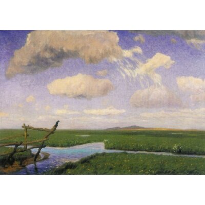 Fritz Overbeck. Sommertag in der Hamme-Niederung, 1900