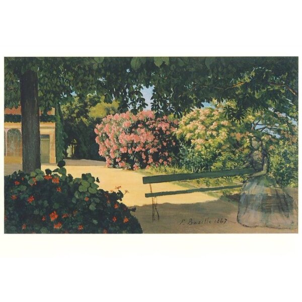 Frederic Bazille. Die Oeleander (Terrasse in Méric) 1867
