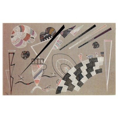 Wassily Kandinsky. Hellblau in Grau, 1941
