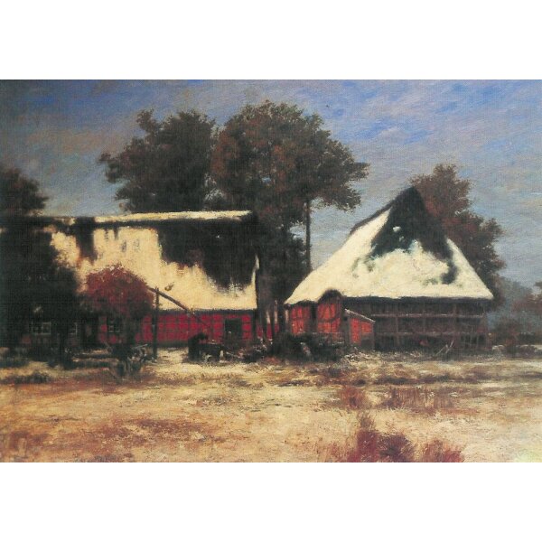 Hans Ende. Erster Schnee, um 1900