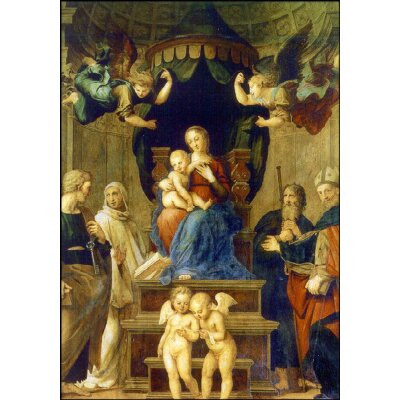 Raffael. Madonna del Baldacchino, um 1508/12.