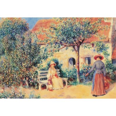 Piere-Auguste Renoir. Die Bank im Garten, um 1886