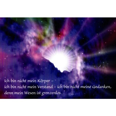 Ich bin nit mein Körper - Fotokarte