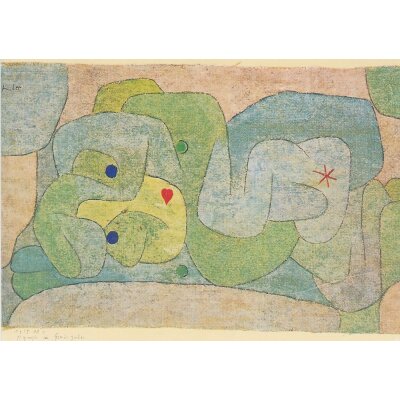 Paul Klee. Nymphe im Gemüsegarten, 1939