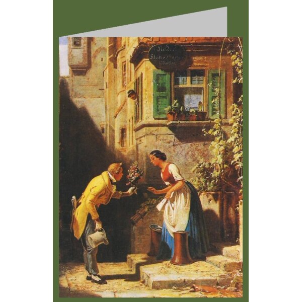 Carl Spitzweg. Der ewige Hochzeiter (Ausschnitt)