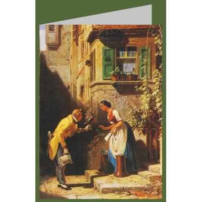 Carl Spitzweg. Der ewige Hochzeiter (Ausschnitt)