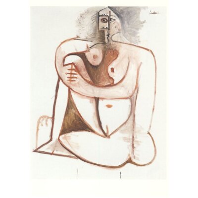 Pablo Picasso. Kauernde Frau, 11.05.1960