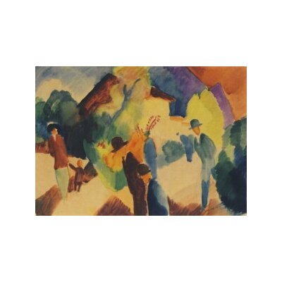 August Macke. Spaziergang im Park, 1913