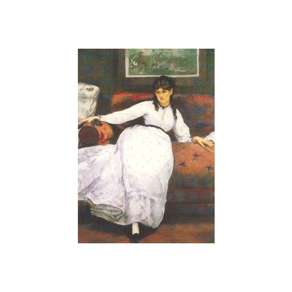 Edouard Manet. Portrait von Berthe Morisot,1870