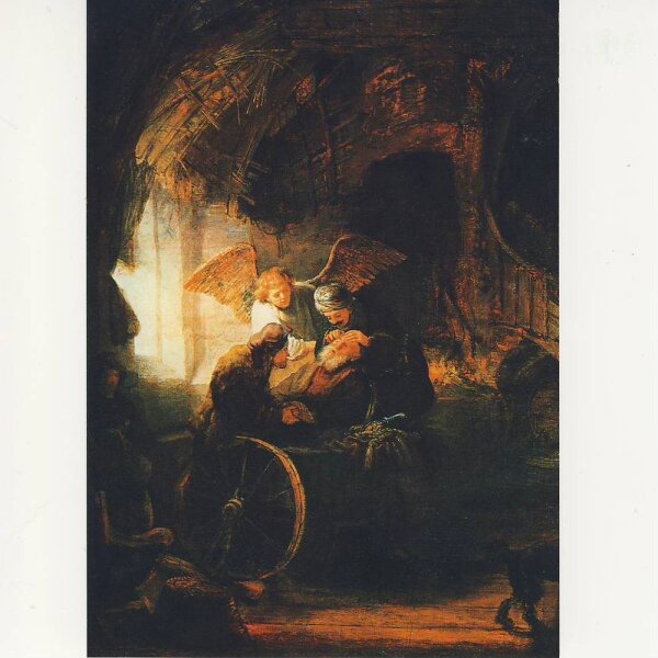 Rembrandt. Tobias heilt seinen erblindeten Vater, 1636