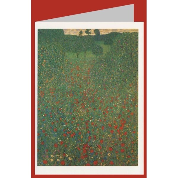 Gustav Klimt. Mohnwiese, 1907