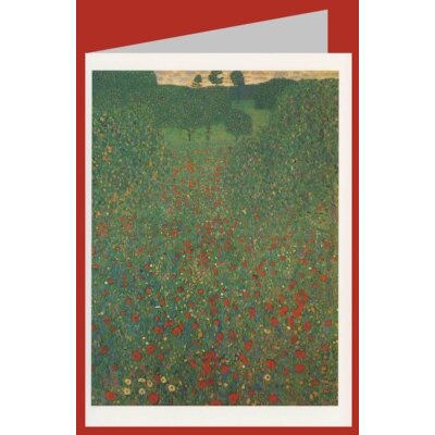 Gustav Klimt. Mohnwiese, 1907
