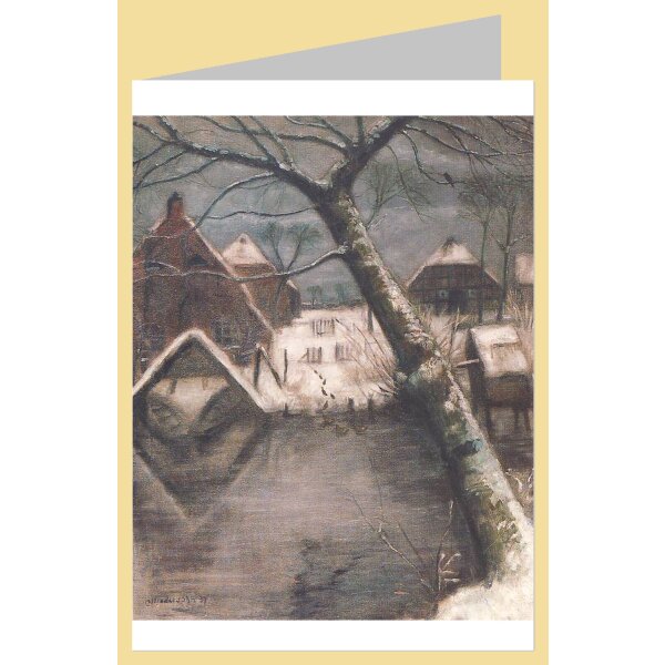 Otto Modersohn. Wümme im Winter, 1937