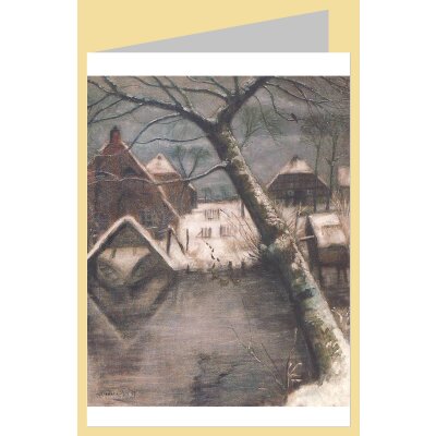 Otto Modersohn. Wümme im Winter, 1937