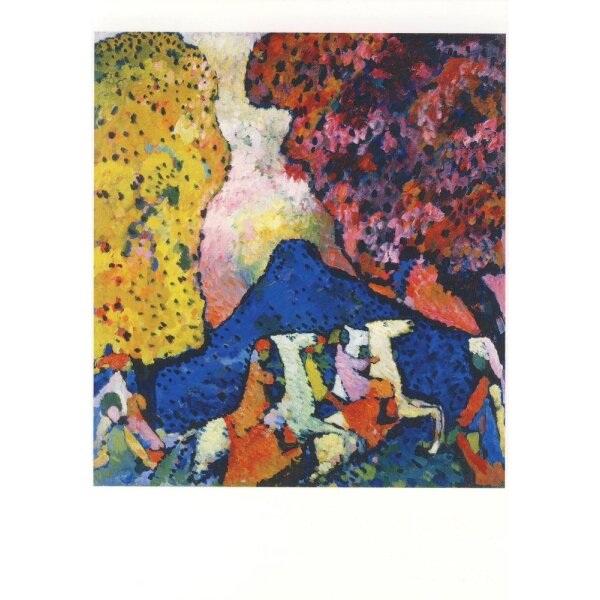 Wassily Kandinsky. Blauer Berg, 1908-09