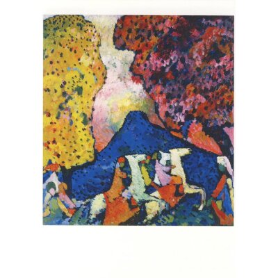Wassily Kandinsky. Blauer Berg, 1908-09