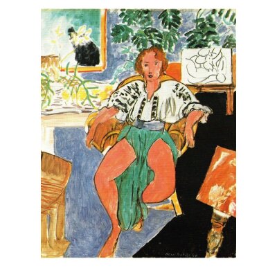 Henri Matisse. Sich ausruhende Tänzerin, 1940