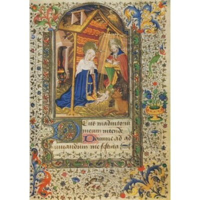 Geburt Christi. Stundenbuch, 15. Jh.