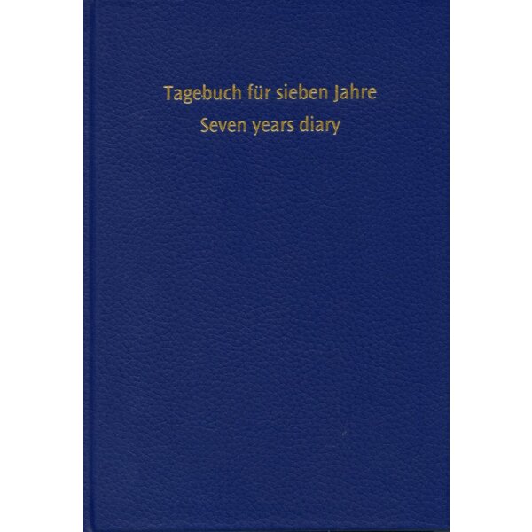 Tagebuch für 7 Jahre, dunkelblau