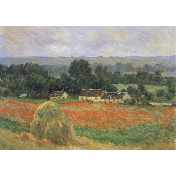 Claude Monet. Heuschober bei Giverny, 1886