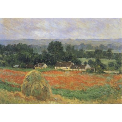 Claude Monet. Heuschober bei Giverny, 1886