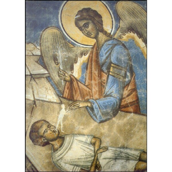 Engel (Ausschnitt). St. Georgskirche, Voronet, Moldau