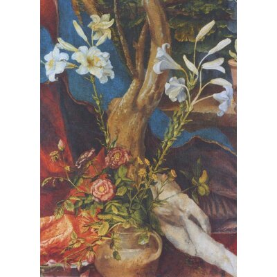 Matthias Grünewald. Blumenkrug:Ausschnitt