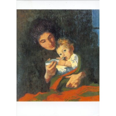 Giacometti, Giovanni. Mutter Annetta mit Sohn Alberto. K