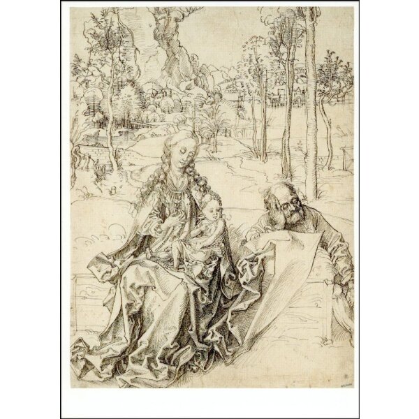 Albrecht Dürer. Heilige Familie, um 1493