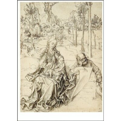 Albrecht Dürer. Heilige Familie, um 1493