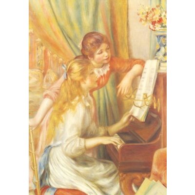 Mädchen am Klavier, Renoir