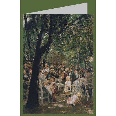 Max Liebermann. Münchner Biergarten, 1883/84
