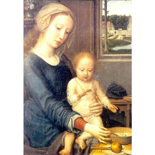 Gerald David. Madonna mit der Milchsuppe