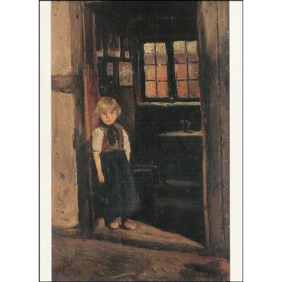 Otto Modersohn. Mädchen im Türrahmen, 1888