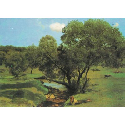 Hans Thoma. Wiesenlandschaft