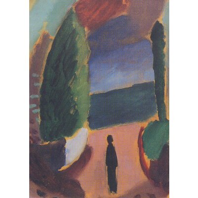 Alexej von Jawlensky. Variation mit schwarzer Figur, 1916