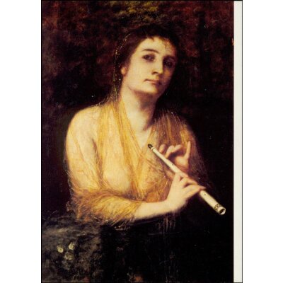 Arnold Böcklin. Flötende Nymphe, 1881