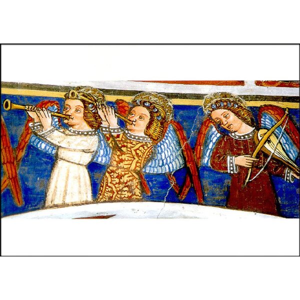 Negrentino, Prugiasco. Musizierende Engel, XI. Jh.