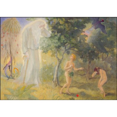Ernst Kreidolf. Der Sündenfall, 1928