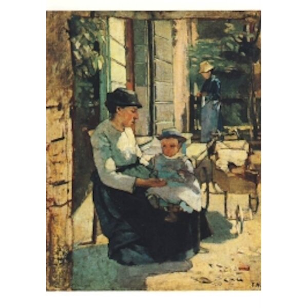 Ferdinand Hodler. Mutter und Kind im Garten, 1889