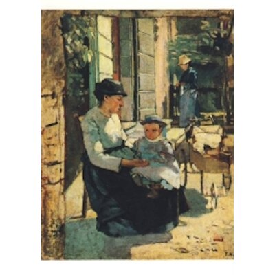 Ferdinand Hodler. Mutter und Kind im Garten, 1889
