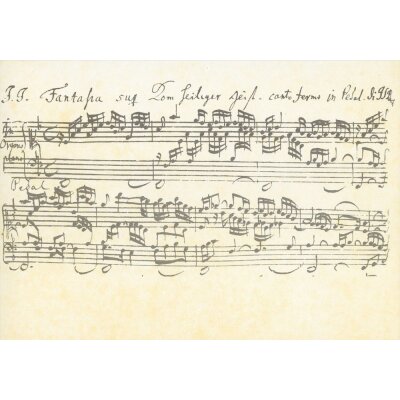 Bach, Johann-S. Fantasia super "Komm heiliger Geist". KK