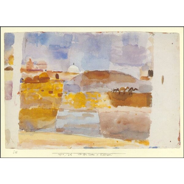 Paul Klee. Vor den Toren von Kairouan