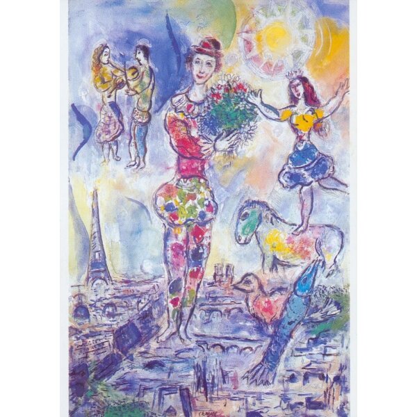 Marc Chagall. Über den Dächern von Paris, 1970