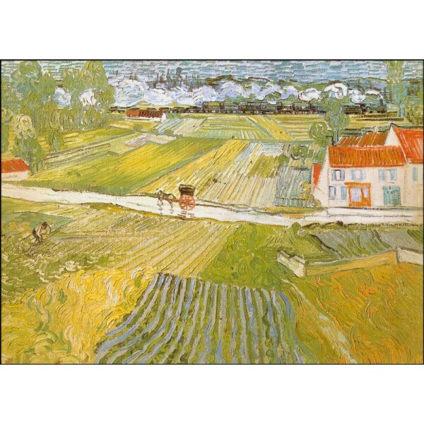 Vincent van Gogh. Landschaft bei Auvers im Regen, 1890