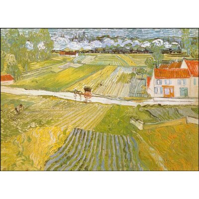 Vincent van Gogh. Landschaft bei Auvers im Regen, 1890