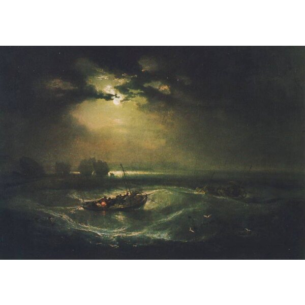 Joseph Mallord William Turner. Fischer auf dem Meer