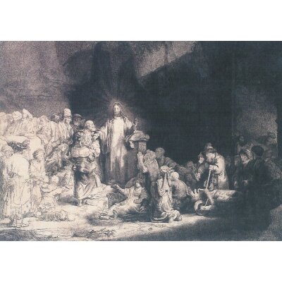 Rembrandt. Christus, die Kranken heilend